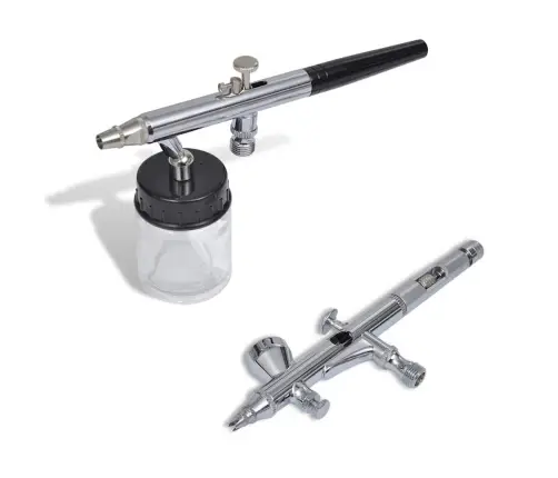 Krāsošanas Pistoļu Komplekts Ar 2 Smidzināšanas Pistolēm