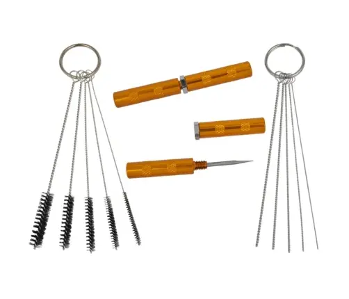 Kolm Ühes Värvipüstolite Puhastuskomplekt