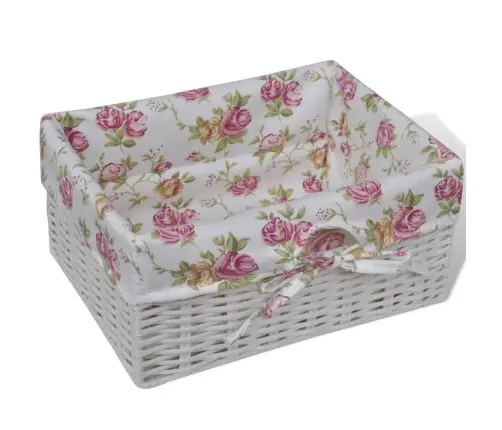 Skapītis Ar 1 Atvilktni Un 2 Groziem, Balts, Paulonijas Koks  Vidaxl