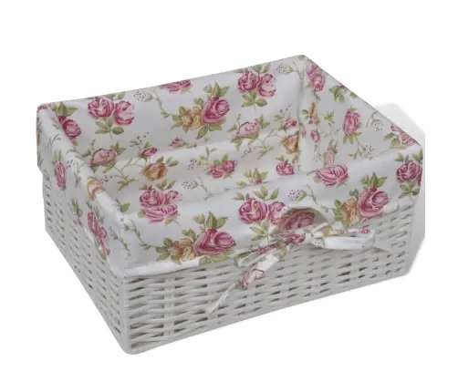 Skapītis Ar 1 Atvilktni Un 3 Groziem, Balts, Paulonijas Koks  Vidaxl