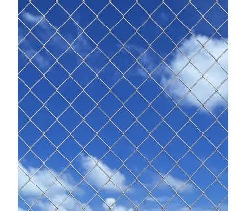 Stiepļu Žogs, Cinkots Tērauds, 15X1 M, Sudraba Krāsā Vidaxl