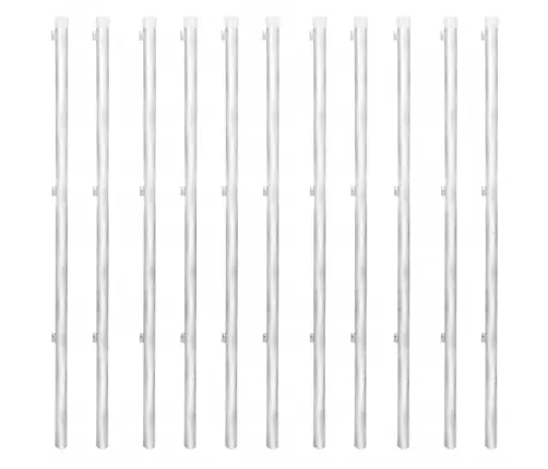 Võrkaed Postide Ja Vaiadega, Tsingitud Teras, 25 X 0,8 M