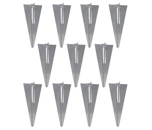 Stiepļu Žogs Ar Stabiem, Mietiņiem, Cinkots Tērauds, 25X1,25 M Vidaxl