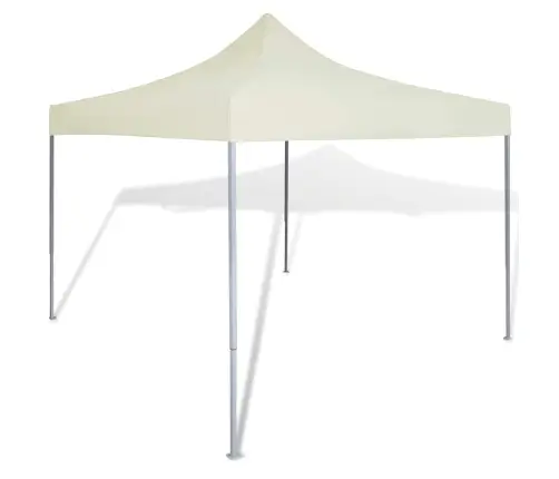 Saliekama Telts, Krēmkrāsā, 3X3 M Vidaxl