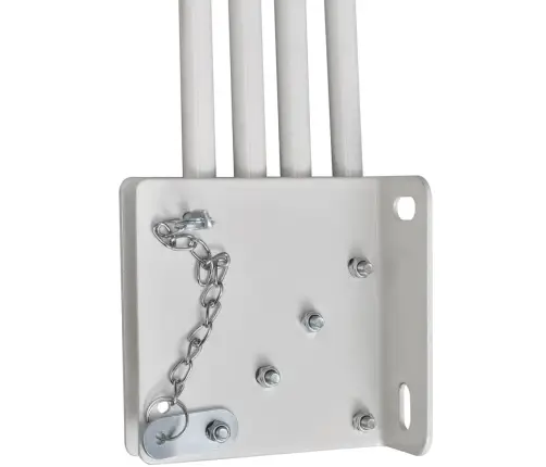 Sulankstoma Šoninė Balkono Markizė, Pilka, 140X140Cm