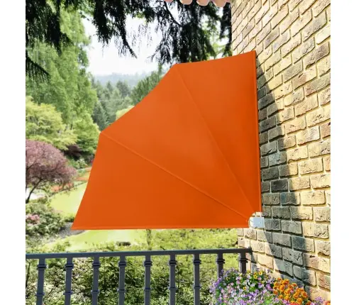 Saliekama Balkona Sānu Markīze, Sarkanbrūna, 140X140 Cm Vidaxl Saliekama Balkona Sānu Markīze, Sarkanbrūna, 140X140 Cm Vidaxl