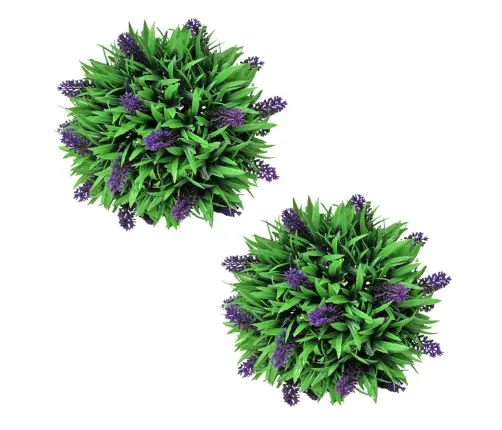 Lavendliga Pukspuude Komplekt, 2 Tk, 28 Cm