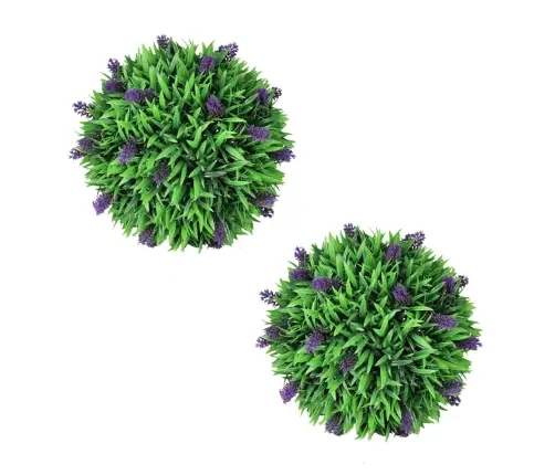 Mākslīgie Bukši Ar Lavandu, 2 Gab., 30 Cm