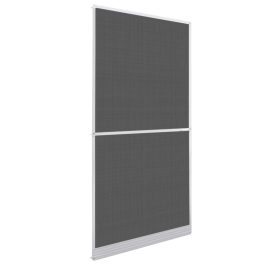 Kukaiņu Siets Durvīm, Ar Eņģēm, 100X215 Cm, Balts Vidaxl