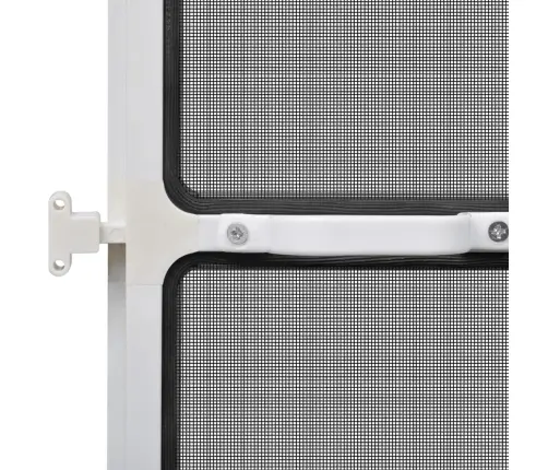 Kukaiņu Siets Durvīm, Ar Eņģēm, 100X215 Cm, Balts Vidaxl