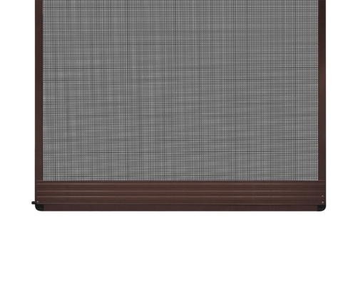 Kukaiņu Siets Durvīm, Ar Eņģēm, 100X215 Cm, Brūns Vidaxl