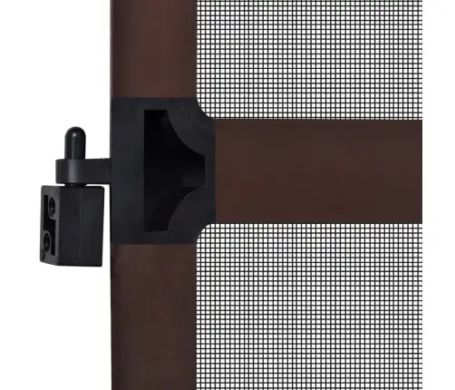 Pruun Hingedega Putukavõrk Ustele, 100 X 215 Cm