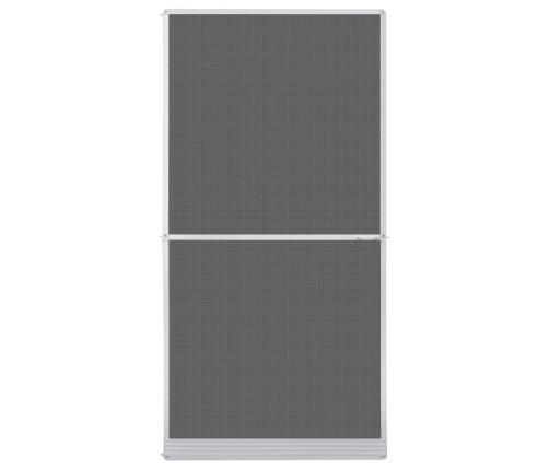Kukaiņu Siets Durvīm, Ar Eņģēm, 120X240 Cm, Balts Vidaxl