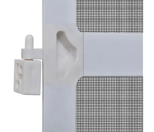 Valge Hingedega Putukavõrk Ustele, 120 X 240 Cm
