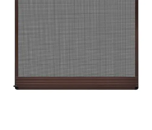 Kukaiņu Siets Durvīm, Ar Eņģēm, 120X240 Cm, Brūns Vidaxl