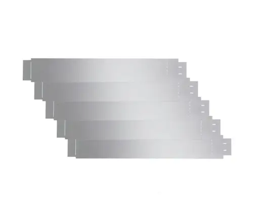 Lanksčių Vejos Tvorelių Komplektas, 5Vnt., 100X14cm Plienas