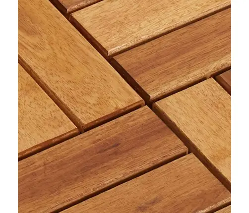 Terases Flīzes, 10 Gab., 30X30 Cm, Akācijas Koks Vidaxl
