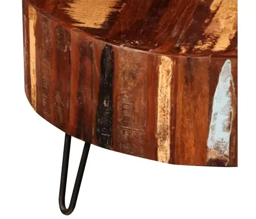 Ümmargune Kohvilaud Taastatud Puidust