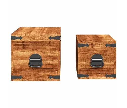 Mantu Lādes, 2 Gab., Mango Koks  Vidaxl