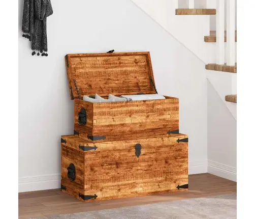 Mantu Lādes, 2 Gab., Mango Koks  Vidaxl