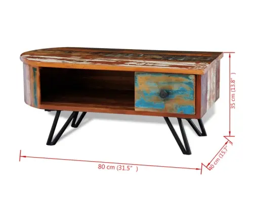 Peente Rauast Jalgadega Kohvilaud, Taastatud Puidust