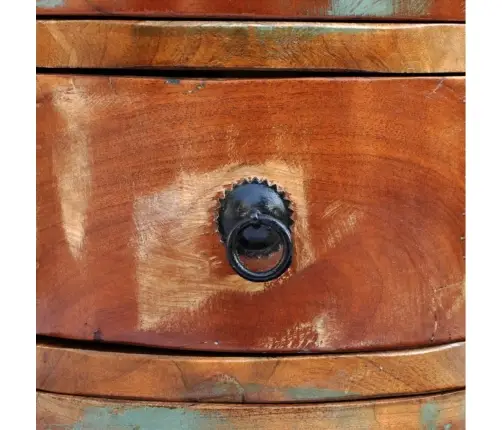 Perdirbtos Masyvios Medienos Spintelė Su 3 Stalčiais