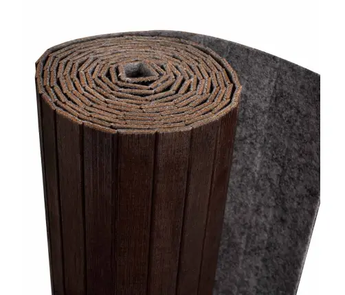 Istabas Aizslietnis, 250X165 Cm, Tumši Brūns Bambuss Vidaxl