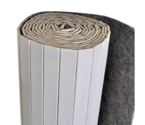 Kambario Pertvara Iš Bambuko, Balta, Plotis 250 cm Aukštis 165 Cm