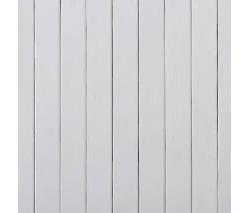 Kambario Pertvara Iš Bambuko, Balta, Plotis 250 cm Aukštis 165 Cm