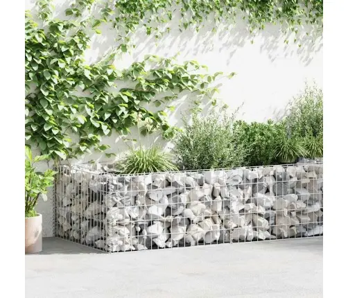 Gabions, Cinkots Tērauds, 180X90X50 Cm Vidaxl