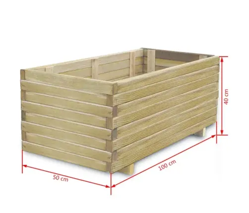 Taimelava, 100 X 50 X 40 cm Puit, Kandiline