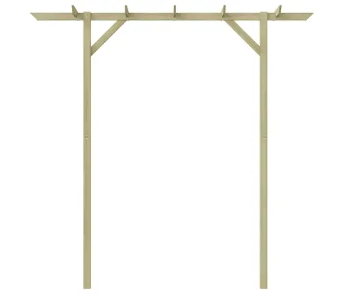 Dārza Pergola, 205X40X203 Cm, Koks Vidaxl
