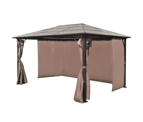 Alumiiniumist Päevavari Pruuni Kardinaga 400 X 300 Cm