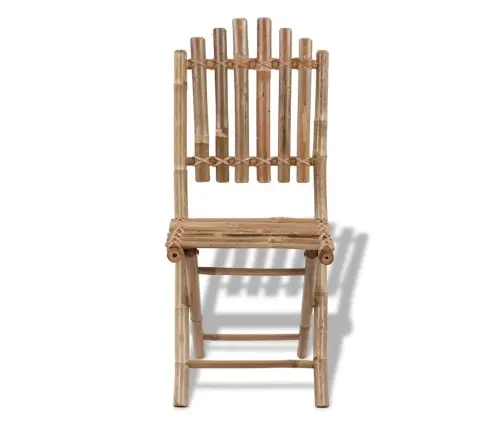 Saliekami Dārza Krēsli, 4 Gab., Bambuss Vidaxl