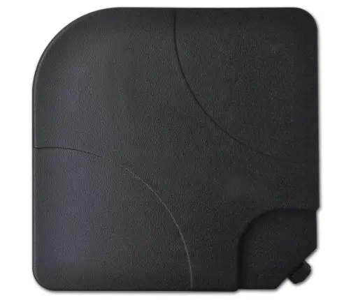 Saulessargs Ar Pārnēsājamu Pamatni, Balts, Alumīnijs