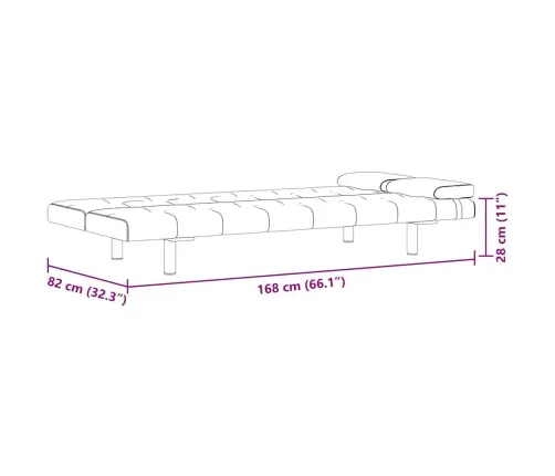 Izvelkams Dīvāns Ar 2 Spilveniem, Regulējams,Melna Mākslīgā Āda   Vidaxl