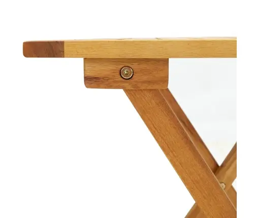 Bistro Galds, 46X46X47 Cm, Akācijas Masīvkoks  Vidaxl