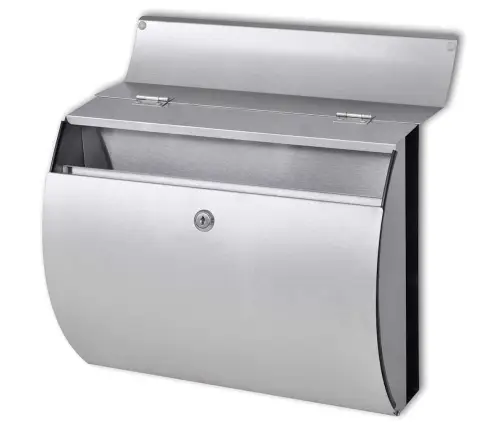 Dubultā Pastkaste Ar Statīvu, Nerūsējošs Tērauds  Vidaxl