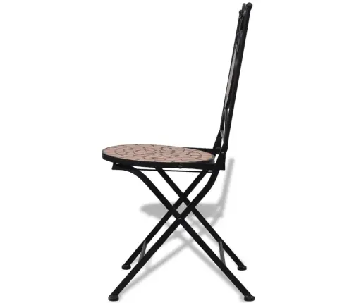 3-Kohaline Bistrookomplekt, Keraamilised Plaadid, Terrakota