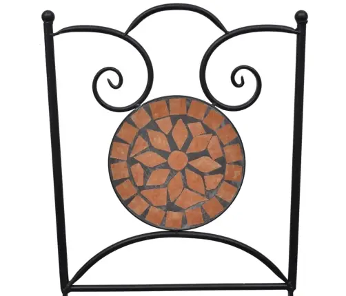 3-Kohaline Bistrookomplekt, Keraamilised Plaadid, Terrakota