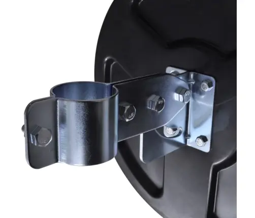 Sferinis Kelio Veidrodis, Juodas, 30cm Pc Plastikas, Laukui