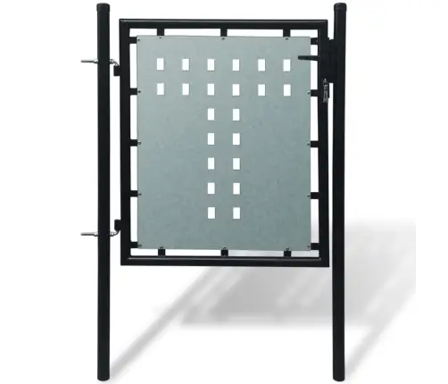 Must Ühe Uksega Aiavärav 100 X 100 Cm