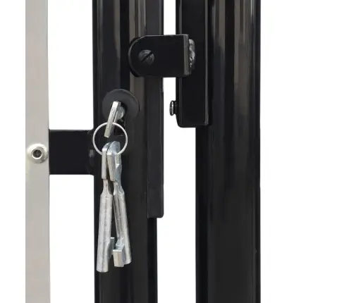 Must Ühe Uksega Aiavärav 100 X 100 Cm