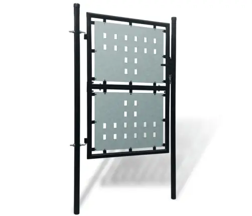 Juodi Vienvėriai Tvoros Vartai, 100X175 Cm