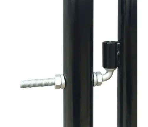 Juodi Vienvėriai Tvoros Vartai, 100X175 Cm