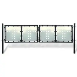 Žoga Vārti, Melni, Vienviru, 300X100 Cm Vidaxl