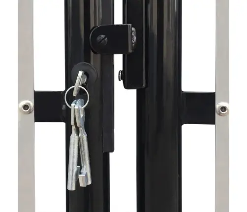 Juodi Vienvėriai Tvoros Vartai, 300X100 Cm