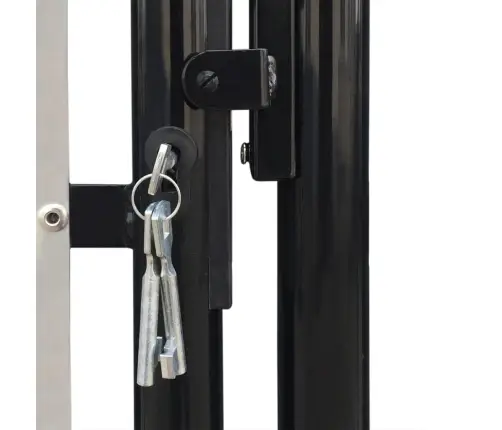 Vienviru Vārti, Melni, 300X225 Cm Vidaxl