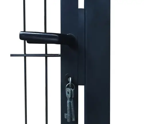 2D Vārti (Vienviru), Antracītpelēki, 106X170 Cm Vidaxl