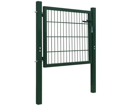 2D Vārti (Vienviru), Zaļi, 106X130 Cm Vidaxl